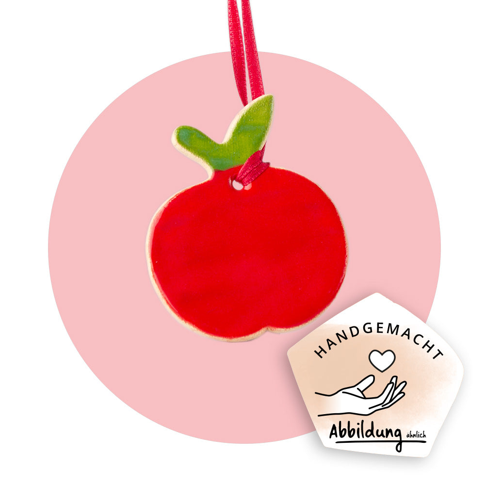 Keramikanhänger "Apfel"