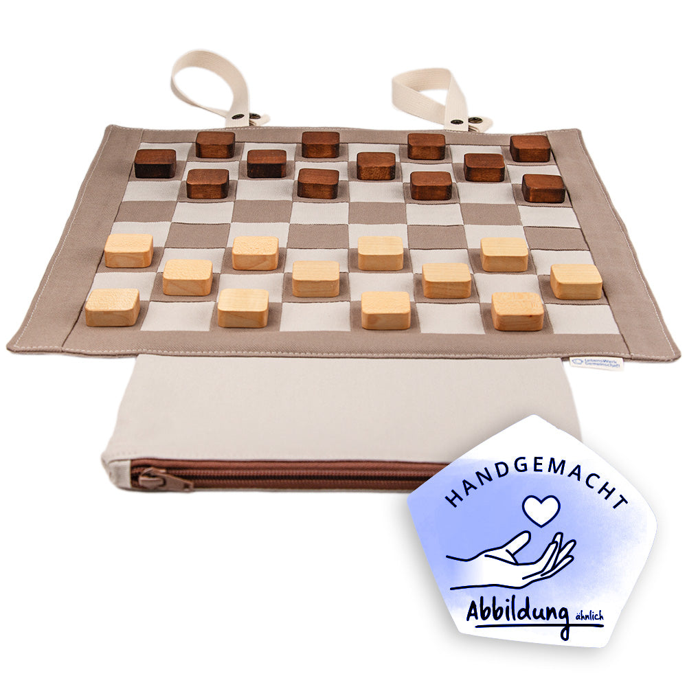 Schachspiel Ahorn – inkl. Transporttasche und Spielfeld