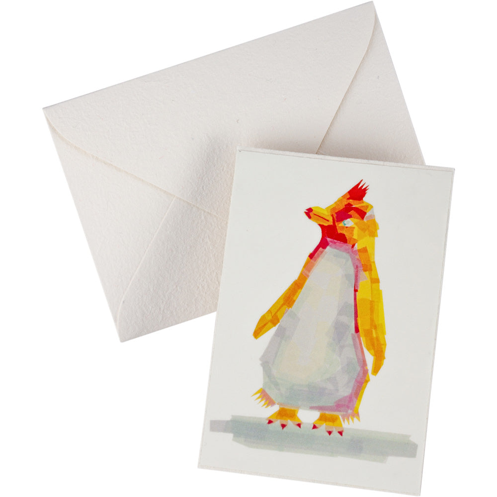 Grußkarte Kunstdruck "Der Pinguin"