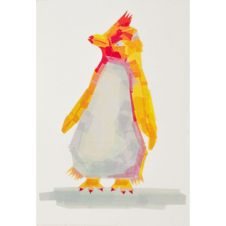 Grußkarte Kunstdruck "Der Pinguin"
