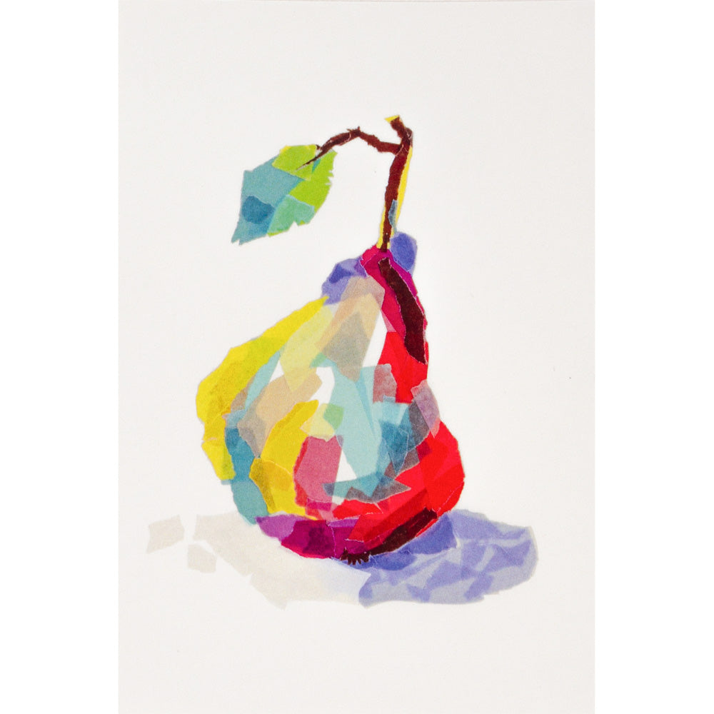 Grußkarte Kunstdruck "Die Birne"