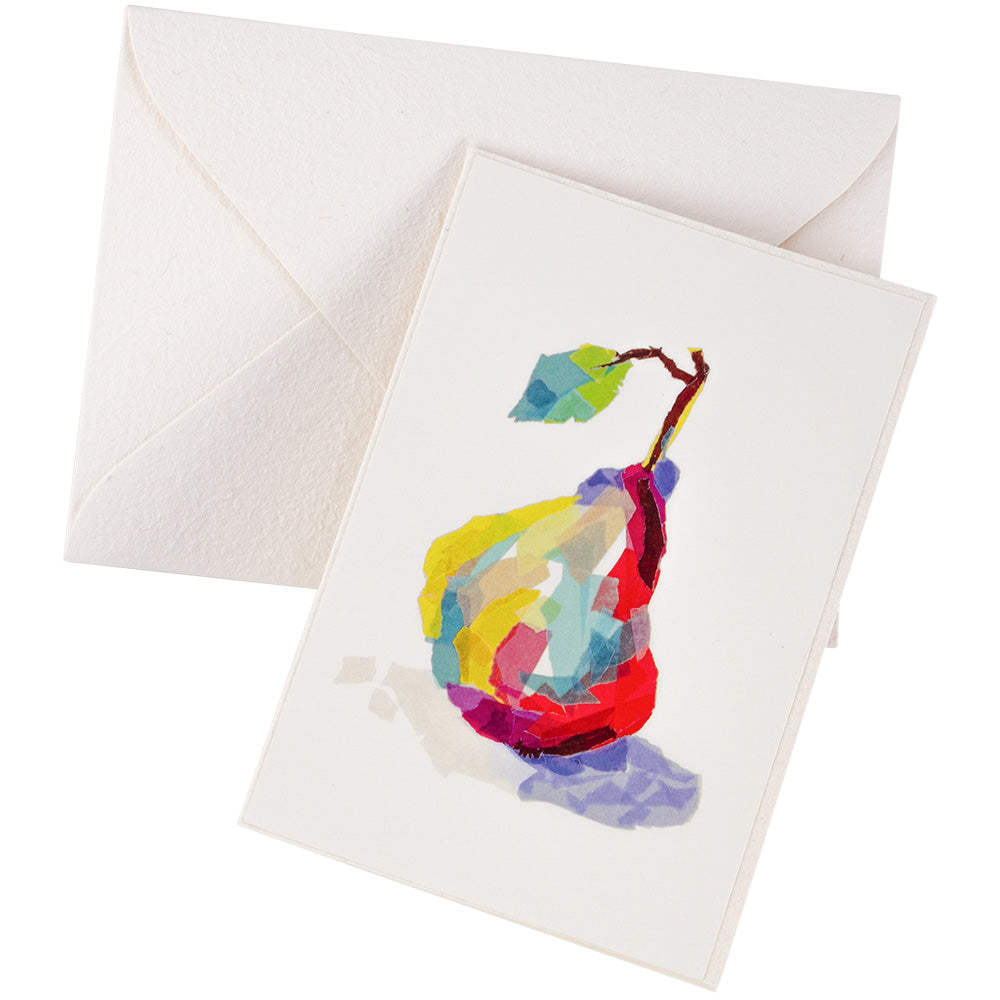 Grußkarte Kunstdruck "Die Birne"