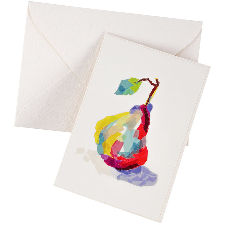 Grußkarte Kunstdruck "Die Birne"