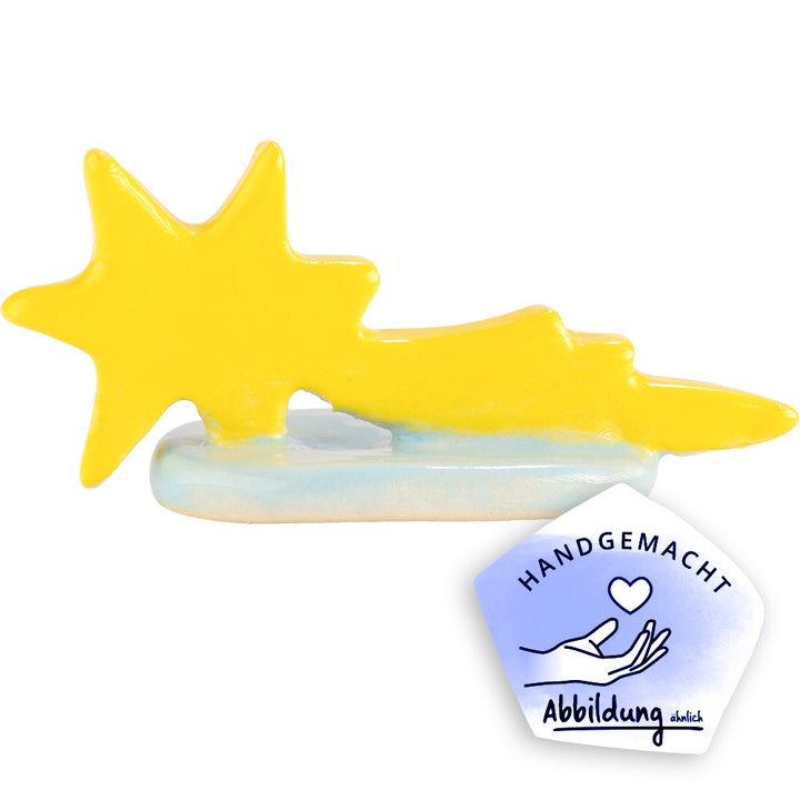 Freistehende Krippenfigur aus Keramik "Komet"